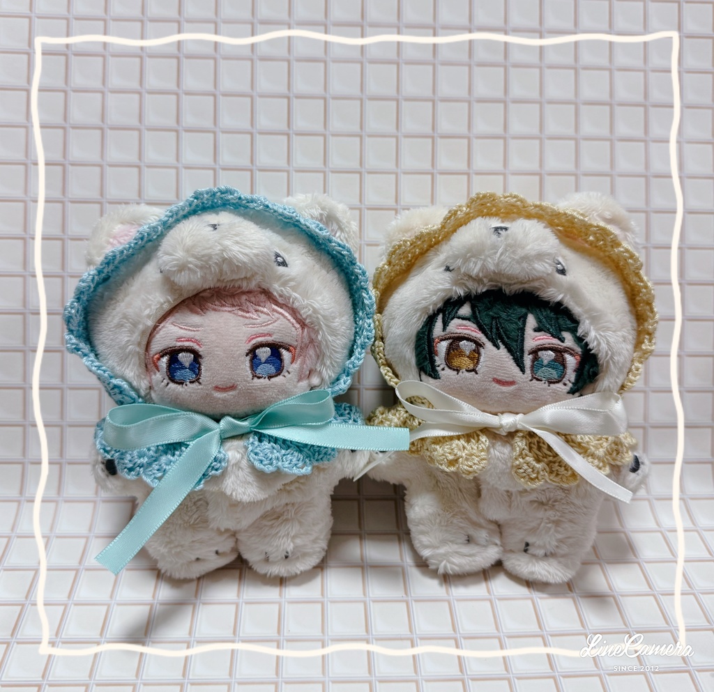 くま着ぐるみ用ケープボンネット（シンプルバージョン）