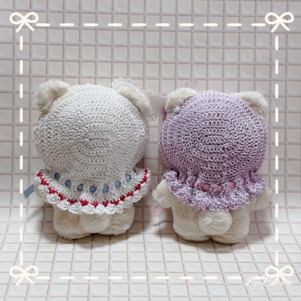 くま着ぐるみ用ケープボンネット(魔女の森🌳バージョン)