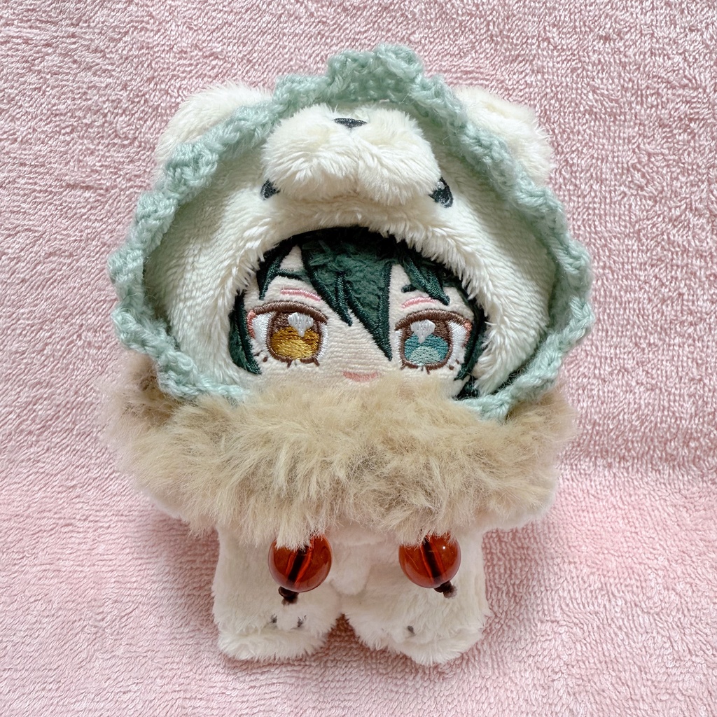 いつぬい着ぐるみ用用ウール100%冬用ボンネット(ほっかむり)