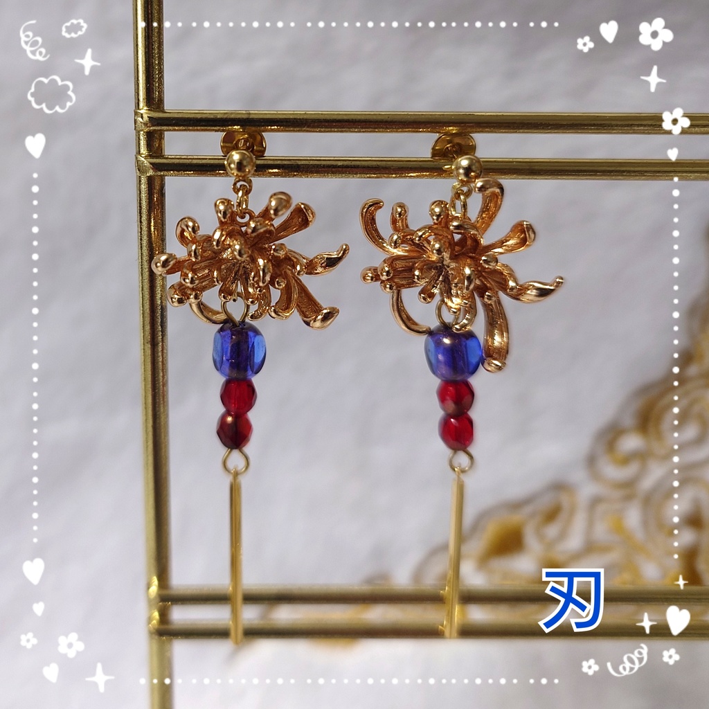 崩壊スターレイル　刃イメージピアス(イヤリング変更可能）