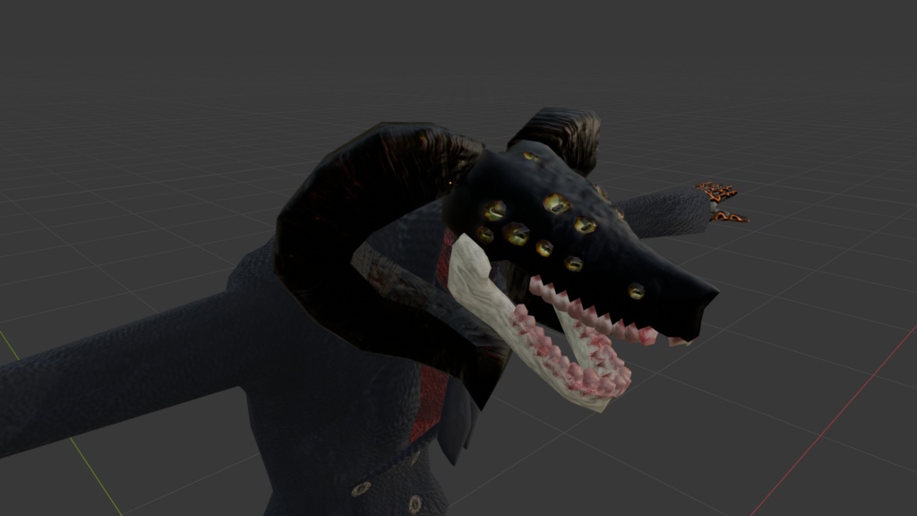 オリジナル人外3Dモデル「tardigrad(タルディグラド)」(VRC想定アバター)