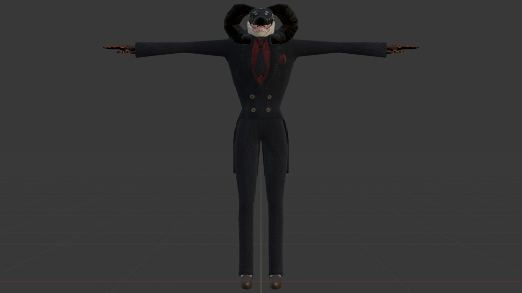 オリジナル人外3Dモデル「tardigrad(タルディグラド)」(VRC想定アバター)