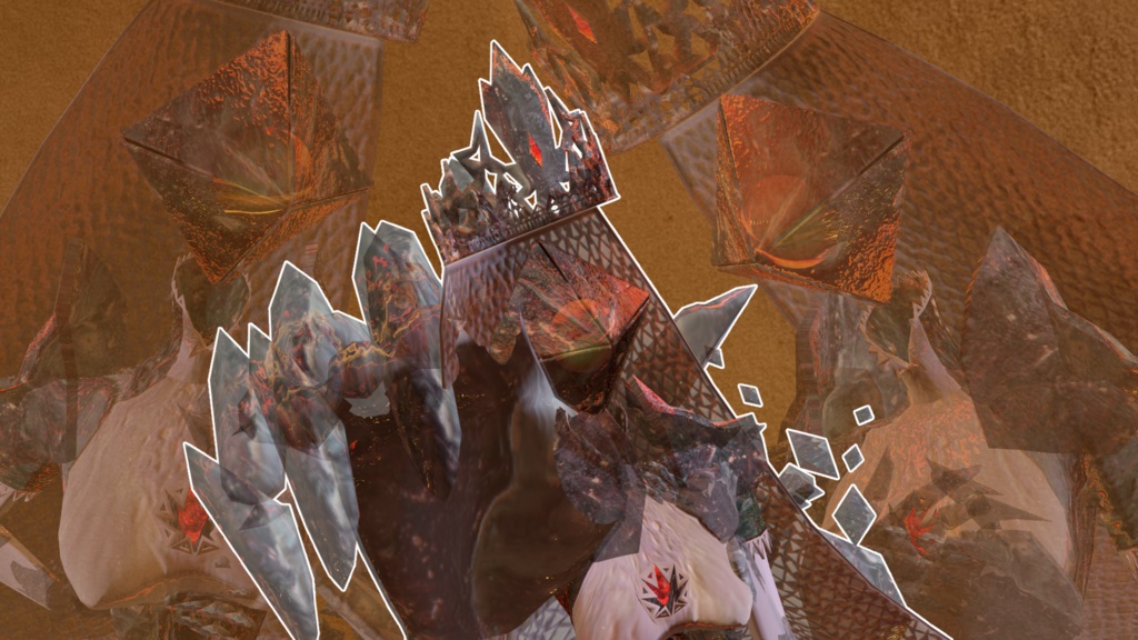 オリジナル人外3Dモデル「coronatus(コロナトゥス)」(VRC想定アバター)