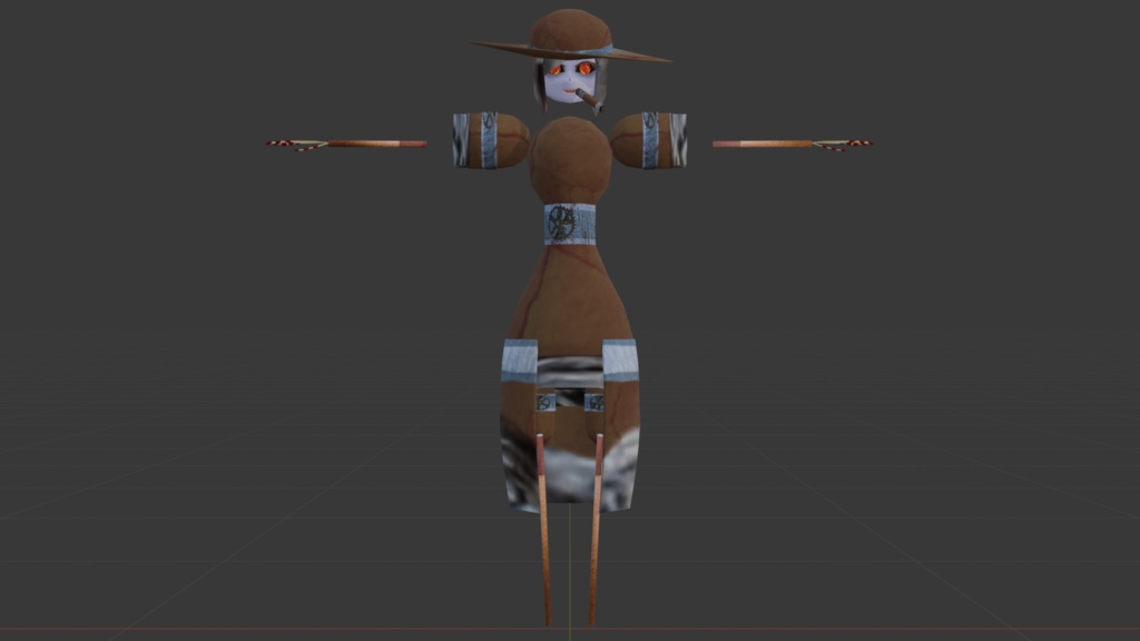 オリジナルフリー3Dアバター「SHEGAR(シガー)」(VRC想定アバター)