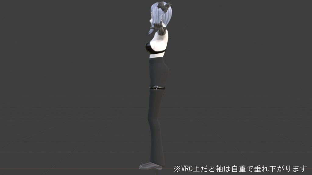 オリジナル人外3Dモデル「荊の君(pessalo)」(VRC想定アバター)