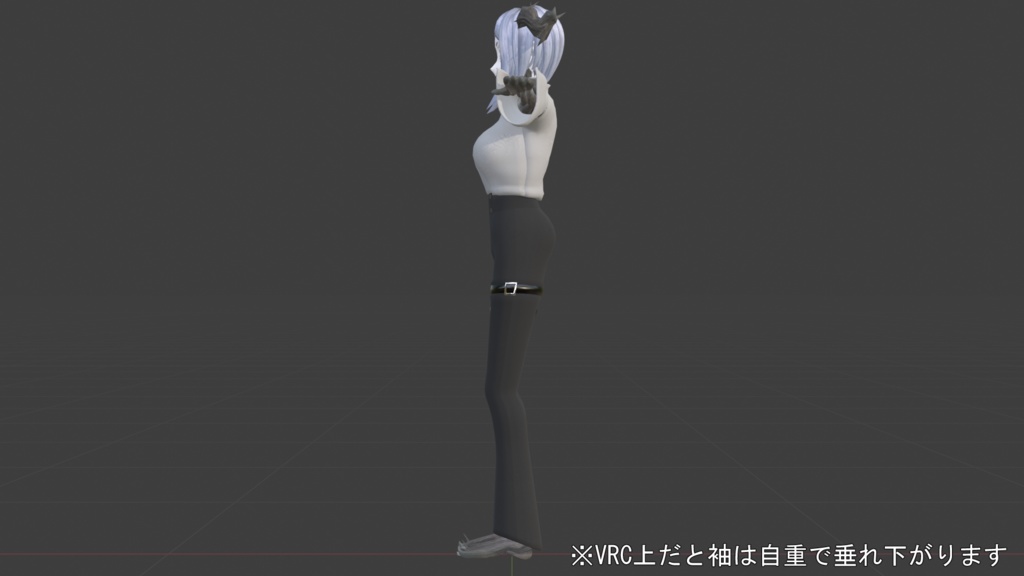 オリジナル人外3Dモデル「荊の君(pessalo)」(VRC想定アバター)