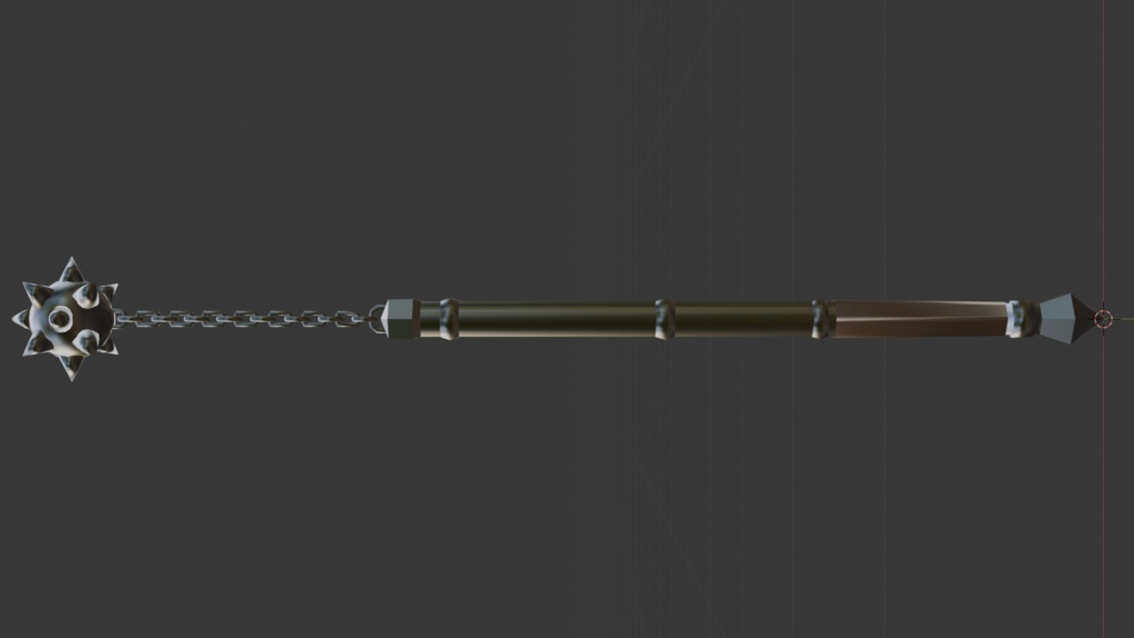 フレイル4種類セット(長柄木製と金属製各1種・短柄木製と金属製各1種)