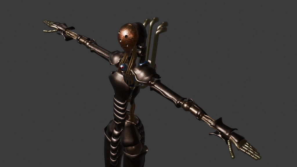 オリジナル人外3Dモデル「talos(タロス)」(VRC想定アバター)