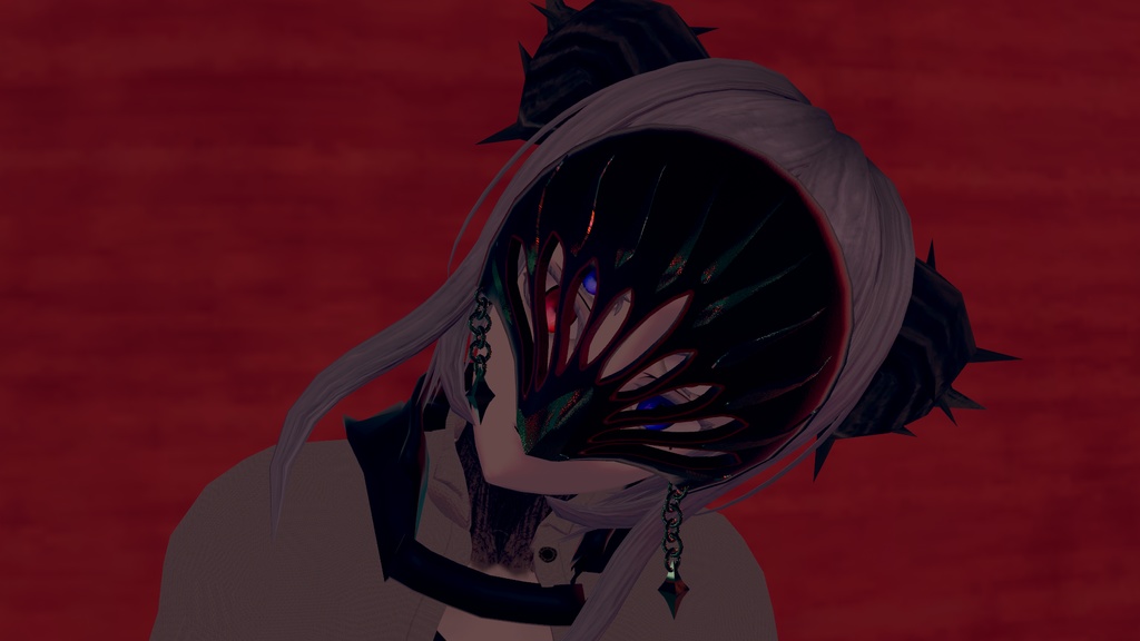 あまり隠れていない仮面