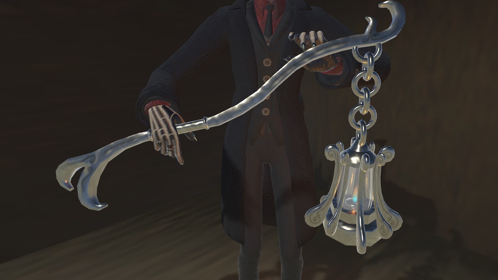 鈍器にもなりそうな吊りランタン