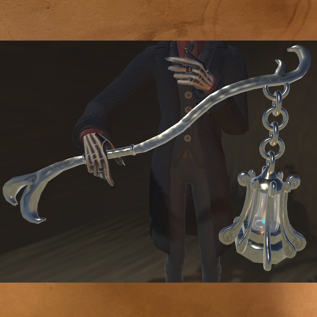 鈍器にもなりそうな吊りランタン