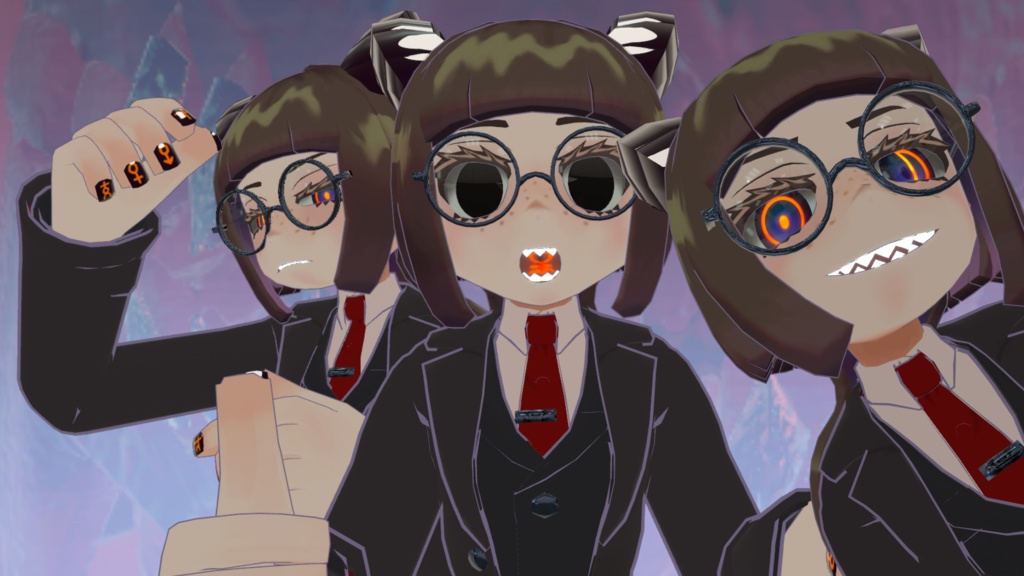 オリジナル3Dモデル「lordena(ロルデーナ)」(VRC想定アバター)