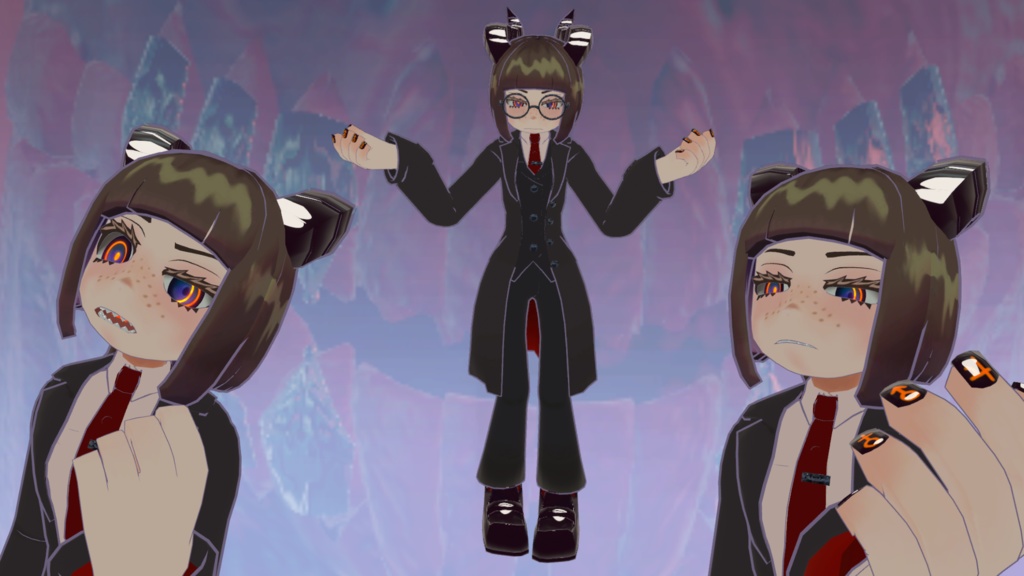 オリジナル3Dモデル「lordena(ロルデーナ)」(VRC想定アバター)