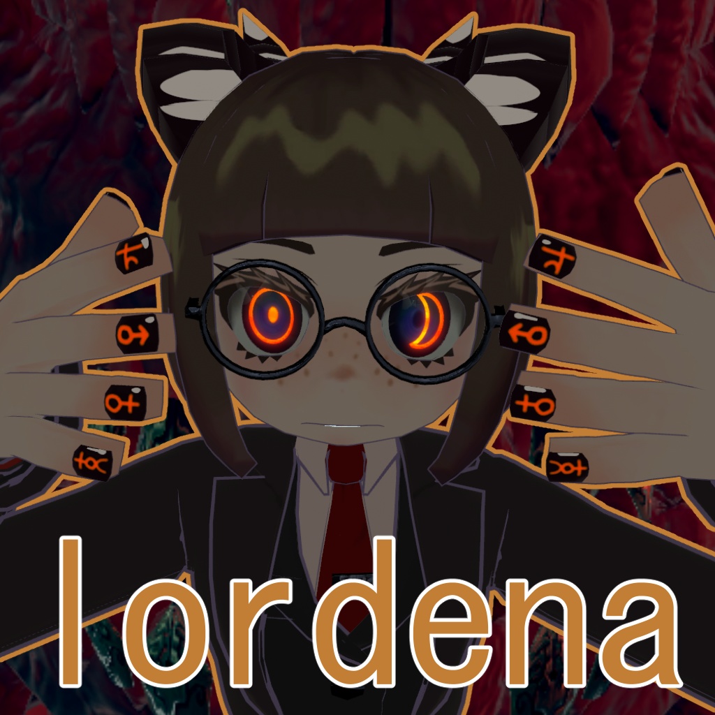 オリジナル3Dモデル「lordena(ロルデーナ)」(VRC想定アバター)