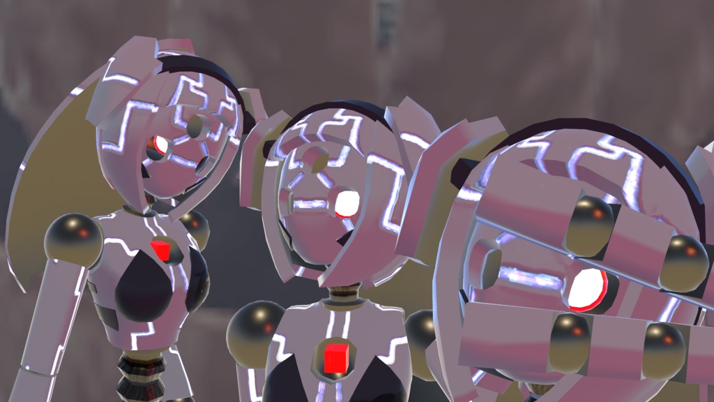 オリジナル人外3Dモデル「galateia(ガラテイア)」(VRC想定アバター)