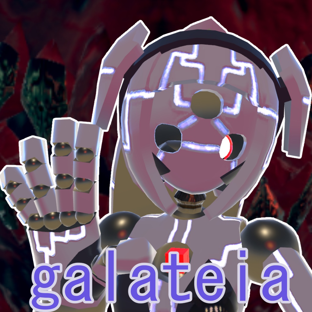オリジナル人外３Dモデル「galateia(ガラテイア)」(VRC想定アバター)