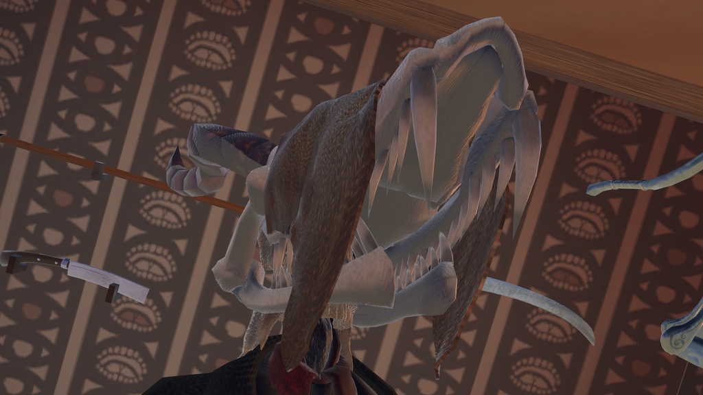 蛇龍の頭骨(帽子?)