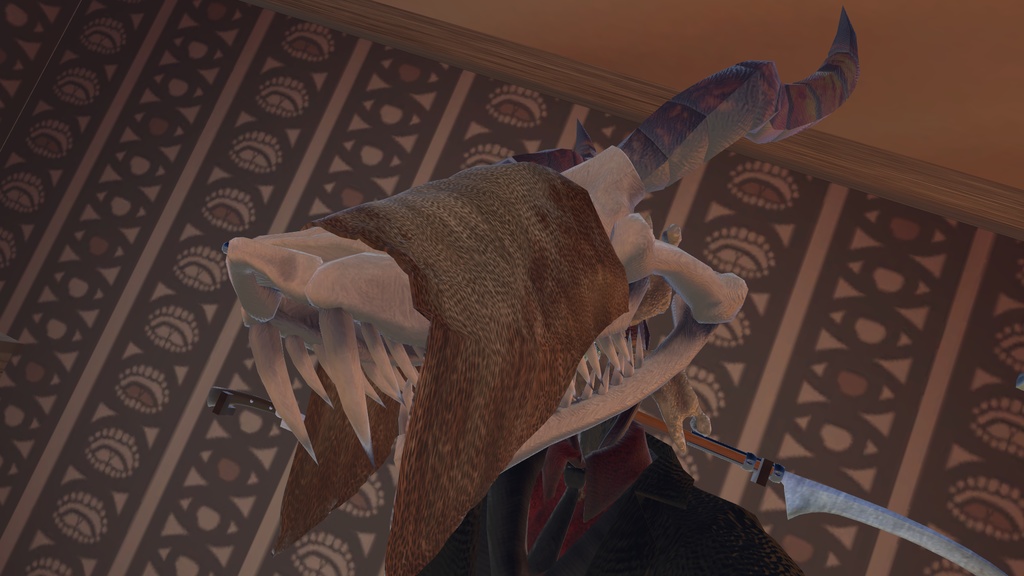 蛇龍の頭骨(帽子?)