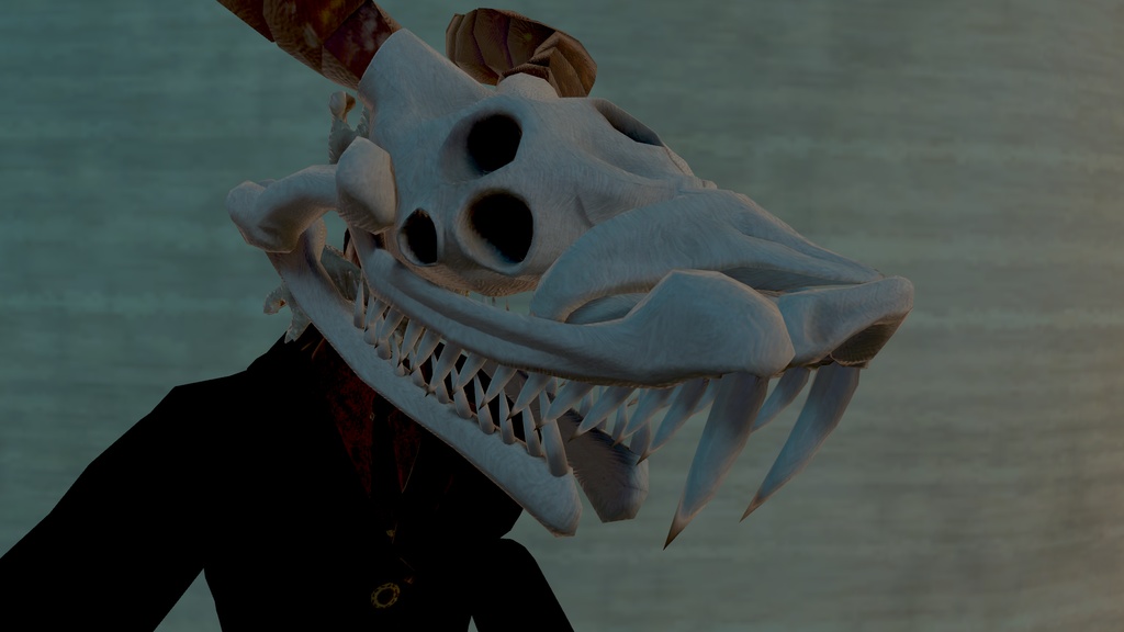 蛇龍の頭骨(帽子?)