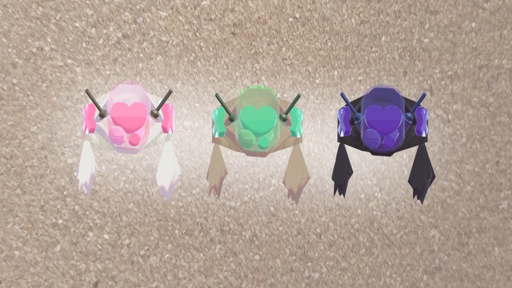 「かわいい病」に処方する指輪(Prescription Cute Ring)【VRChat向けアクセサリー】