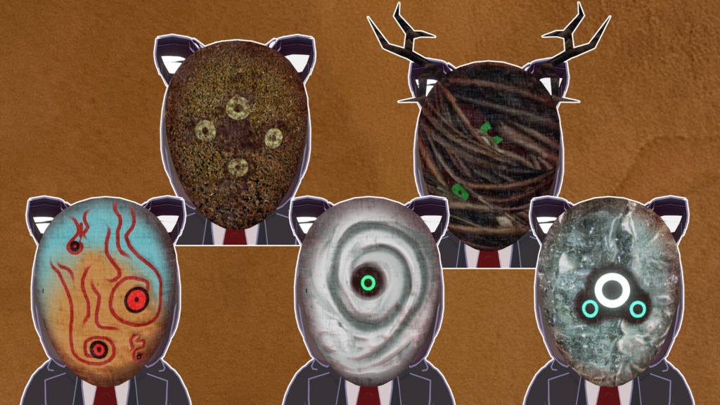 【仮面】二〇相面(20 in 1 mask)【MA対応】