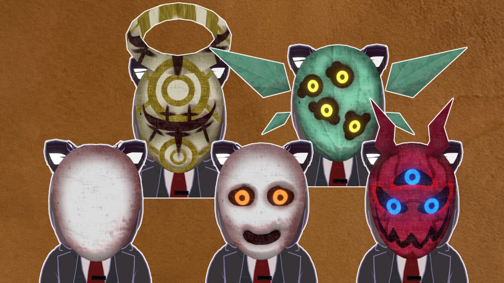 【仮面】二〇相面(20 in 1 mask)【MA対応】