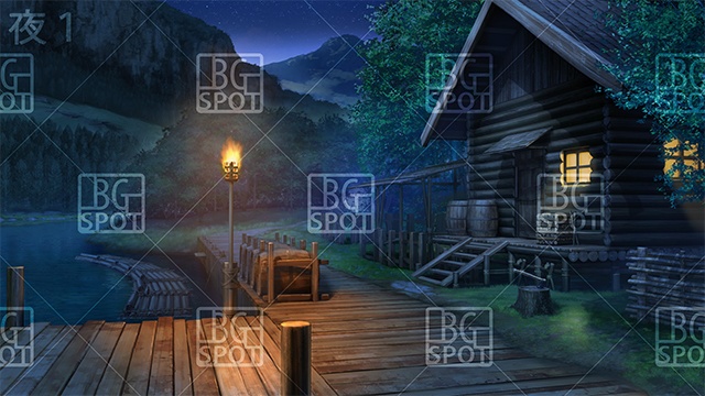 BG_川のほとりのログハウス_ver1.0