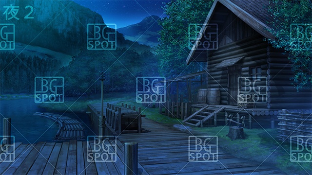 BG_川のほとりのログハウス_ver1.0