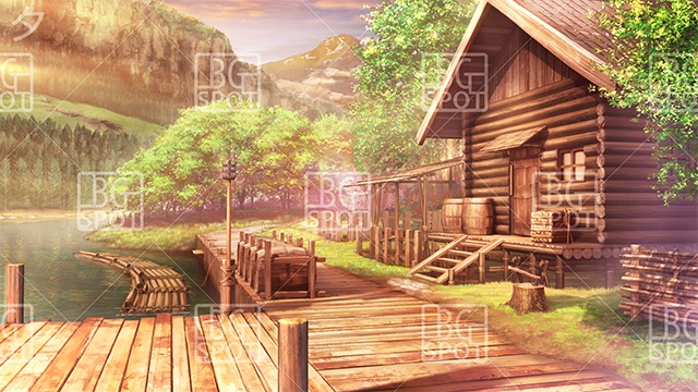 BG_川のほとりのログハウス_ver1.0