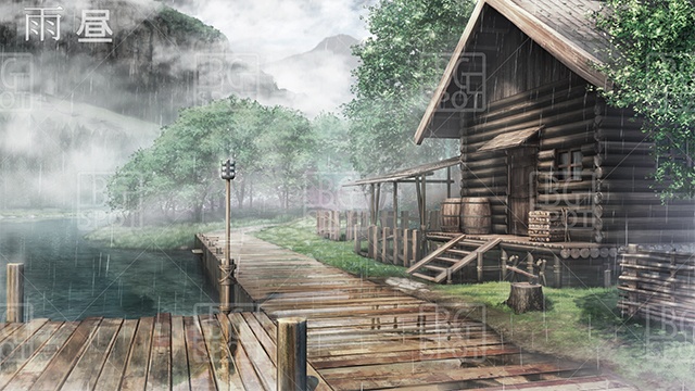 BG_川のほとりのログハウス_ver1.1