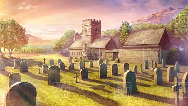 BG_教会裏の墓地