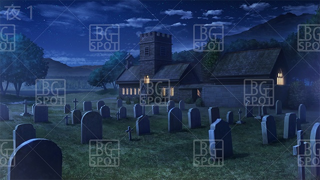 BG_教会裏の墓地