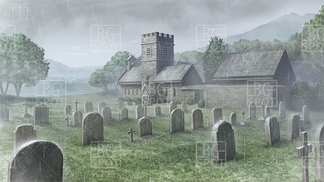 BG_教会裏の墓地