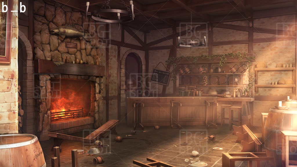 BG_豚の丸焼きが出る酒場ver1.1_荒れた店