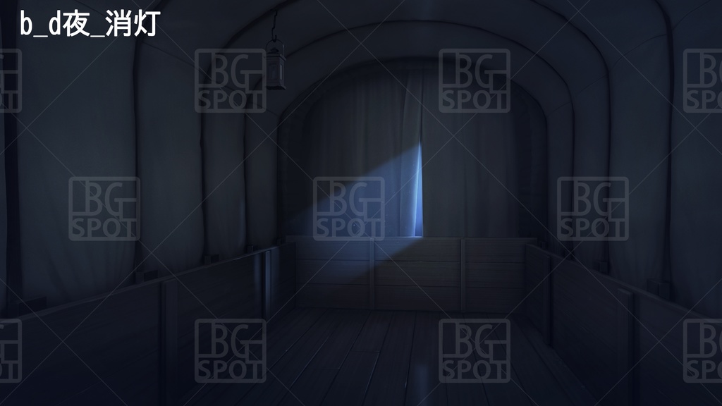 BG_幌馬車の内部 Ver2.0 荷物無し