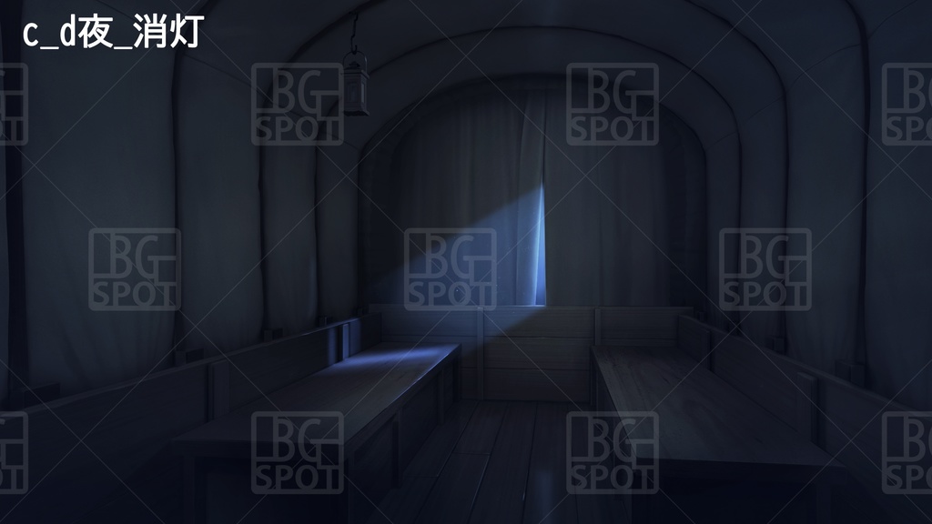 BG_幌馬車の内部 Ver2.0 座席あり