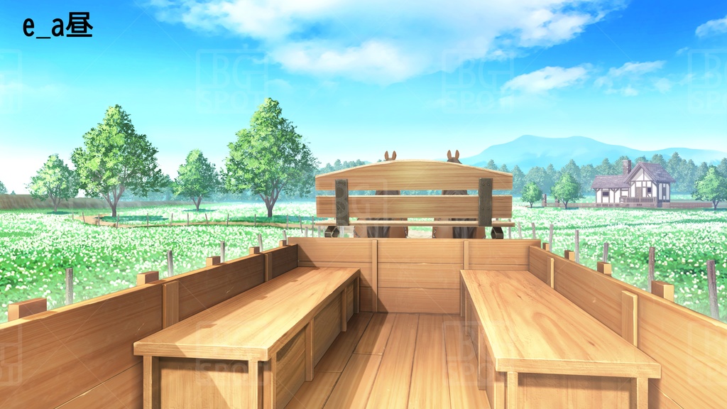 BG_幌馬車の内部 Ver2.0 幌無し