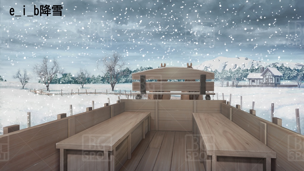 BG_幌馬車の内部 Ver2.0 幌無し