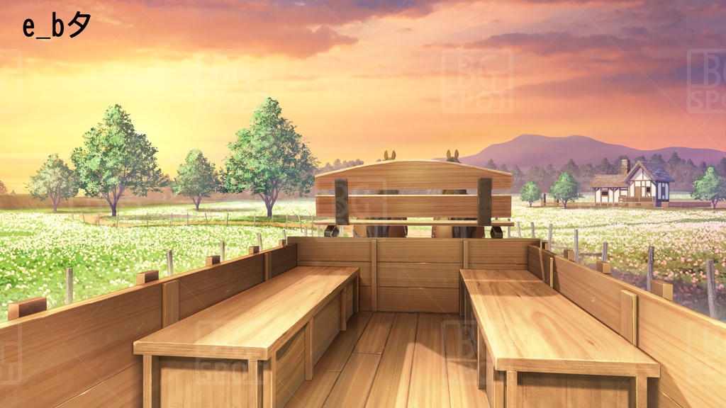 BG_幌馬車の内部 Ver2.0 幌無し