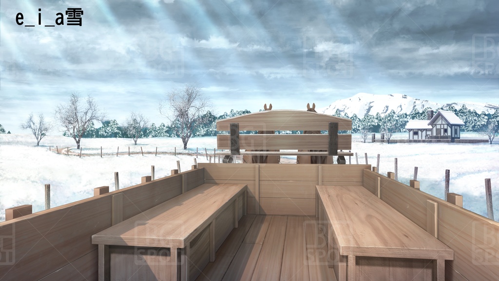 BG_幌馬車の内部 Ver2.0 幌無し