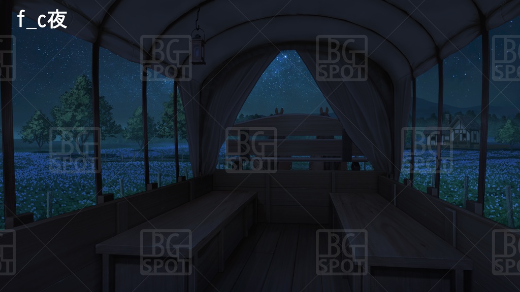 BG_幌馬車の内部 Ver2.0 幌開放