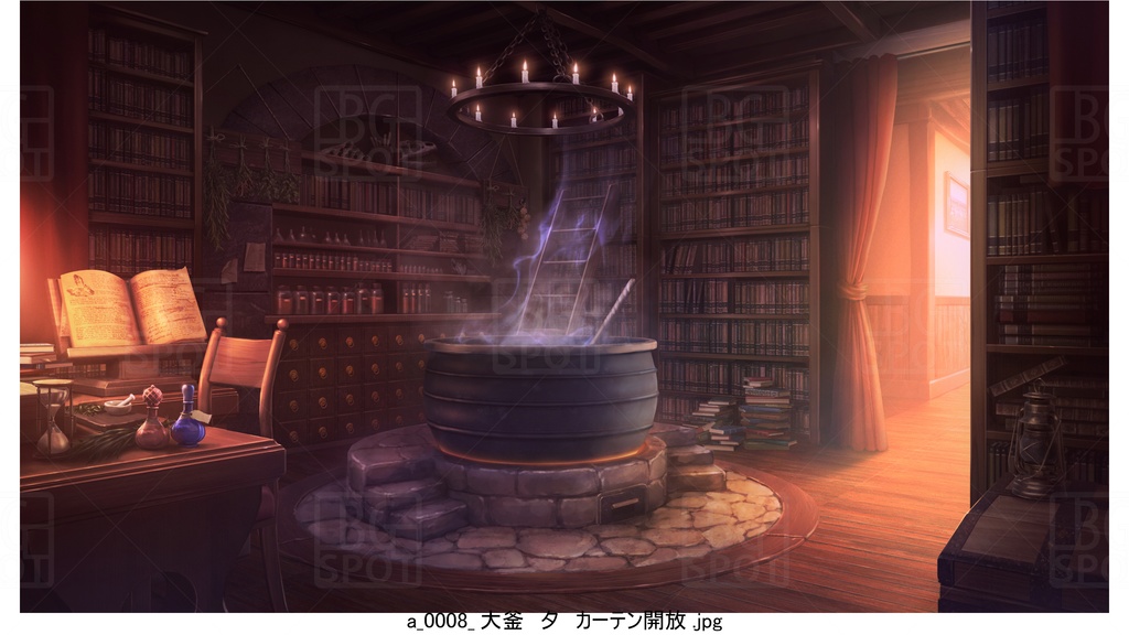 a大釜編_BG_魔法使いの部屋