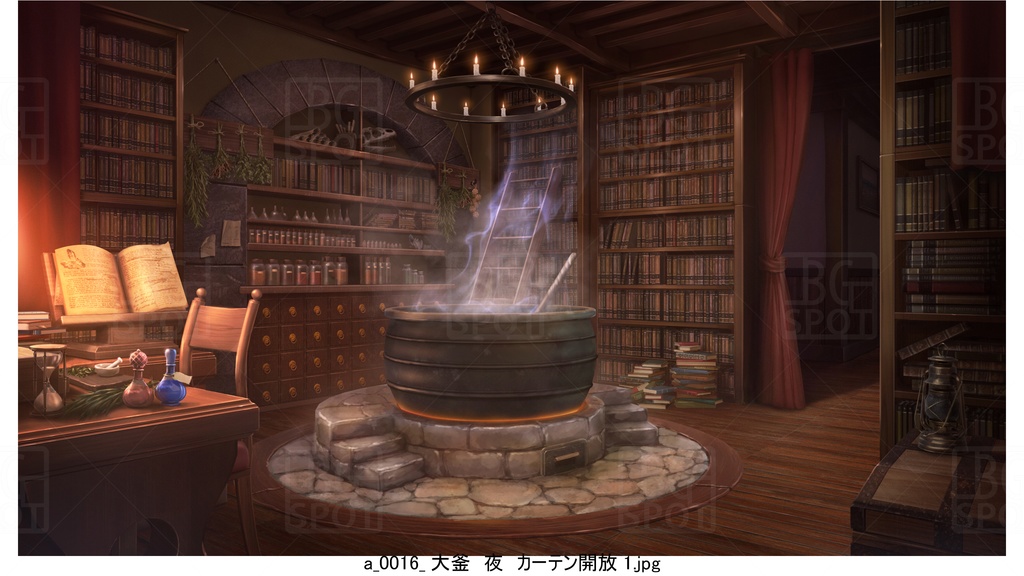 a大釜編_BG_魔法使いの部屋