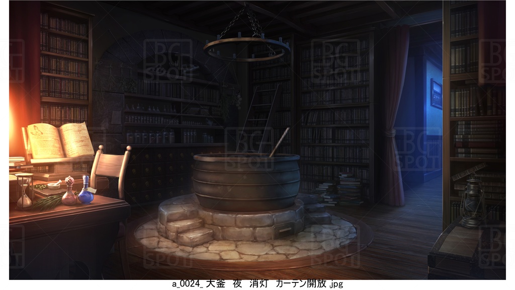 a大釜編_BG_魔法使いの部屋