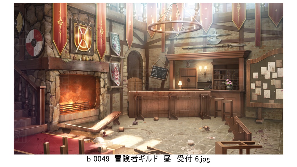 冒険者ギルド編(赤)_BG_豚の丸焼きが出る酒場ver2.0