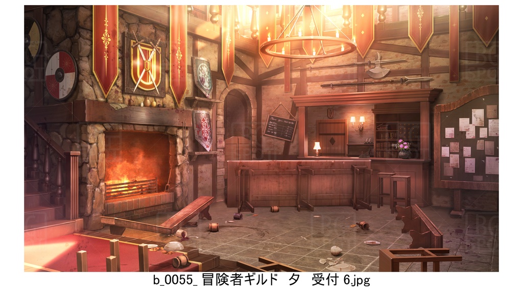 冒険者ギルド編(赤)_BG_豚の丸焼きが出る酒場ver2.0