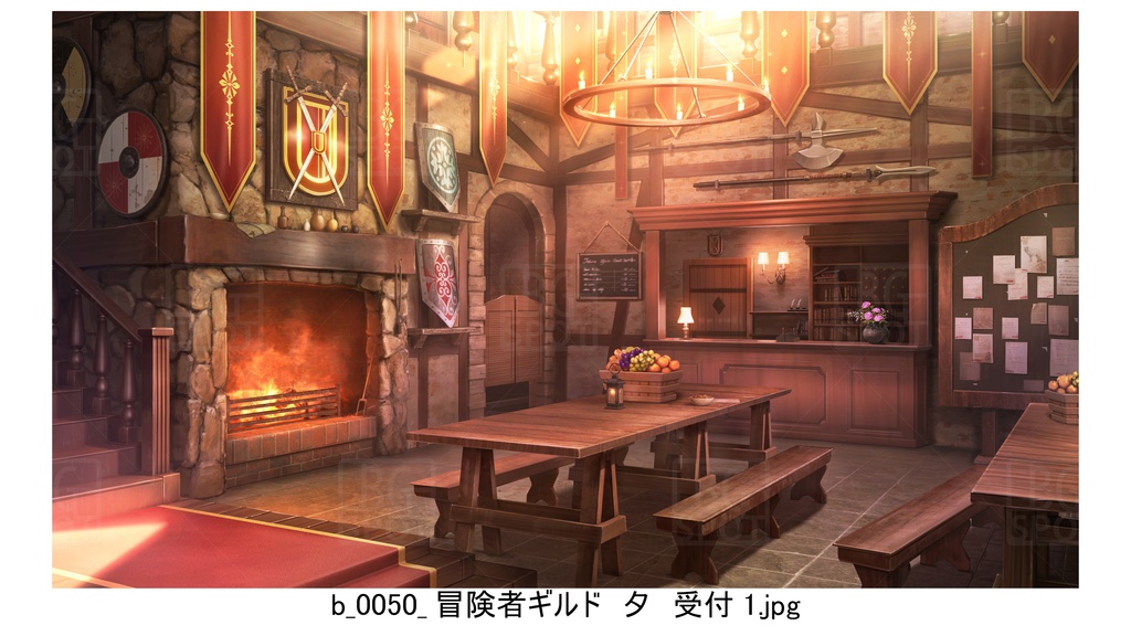 冒険者ギルド編(赤)_BG_豚の丸焼きが出る酒場ver2.0
