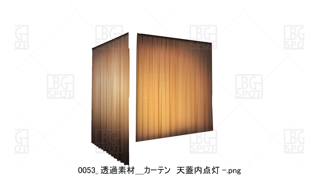 b普通の宿_天蓋付きベット_点灯セット_ver2.0