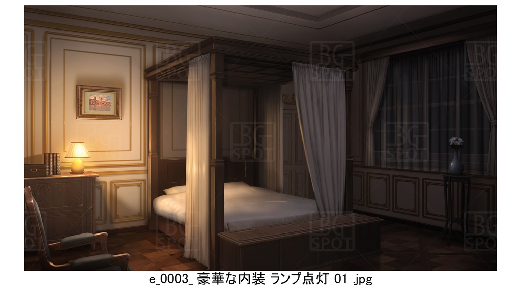 e豪華な内装_BGぼろい宿と外観_多様な部屋_ver2.0