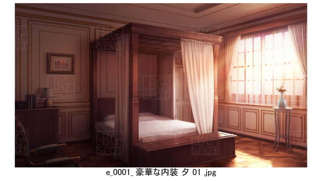 e豪華な内装_BGぼろい宿と外観_多様な部屋_ver2.0